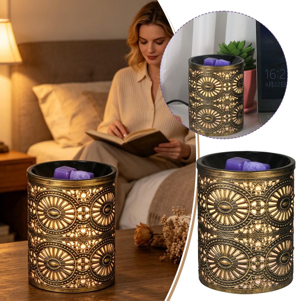 Lighting Decor For Home - New Fragrance Night Light Golden Geometric