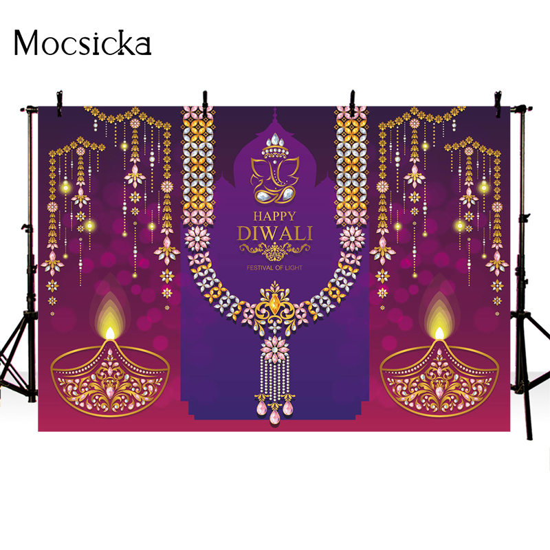 Happy Diwali Photography Backd - Lighting Decoration For Diwali recension och pris