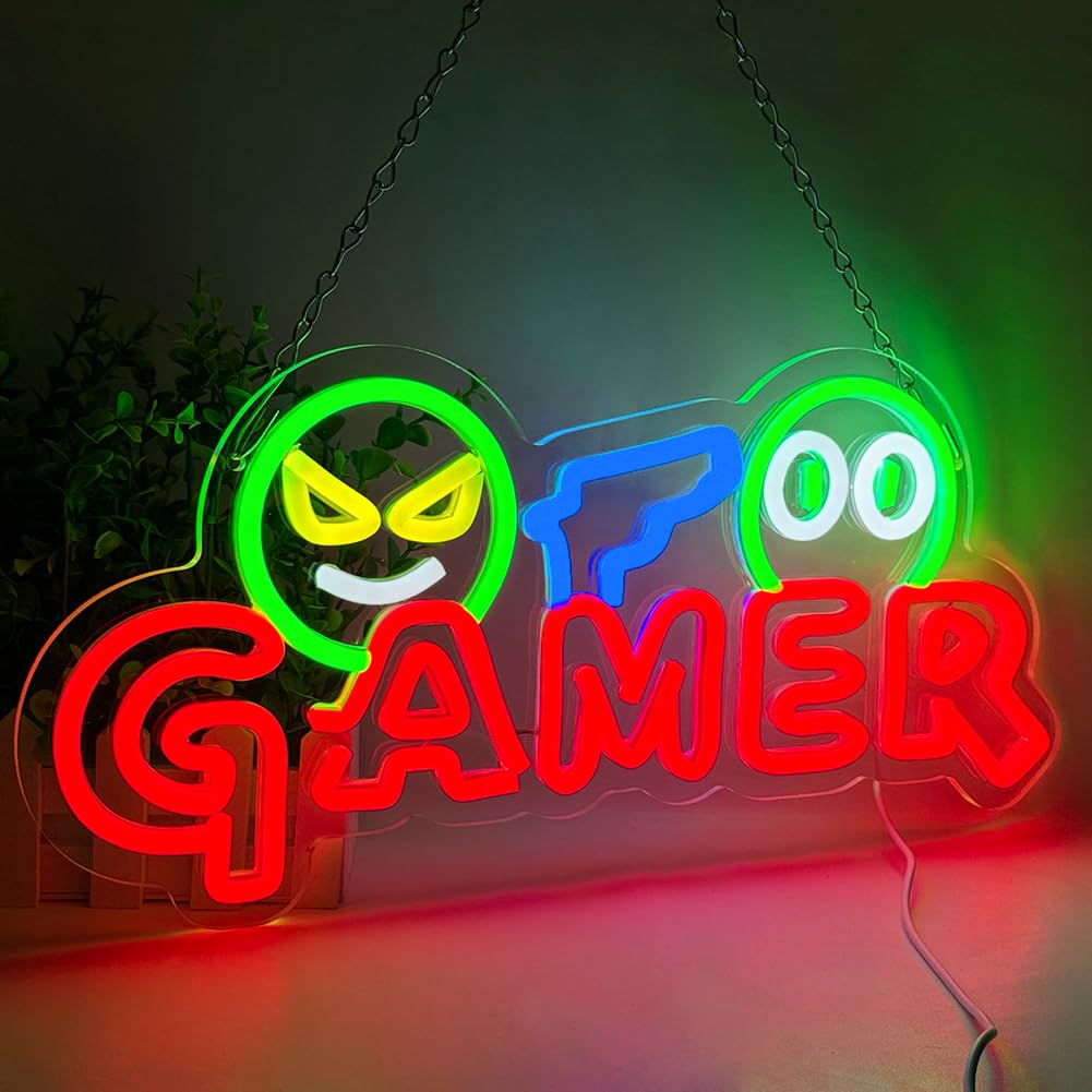 Gamer Neon Sign LED Wall Light - Lighting Decoration For Wedding recension och pris