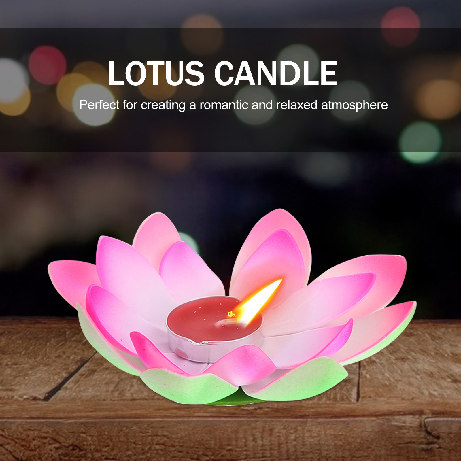 5Pcs Lotus Shape Light Blessin - Lighting Decoration For Wedding recension och pris