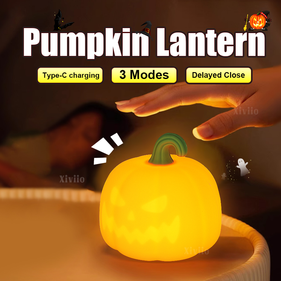 Halloween Pumpkin Lamp Super S - Lighting Decor For Bedroom recension och pris