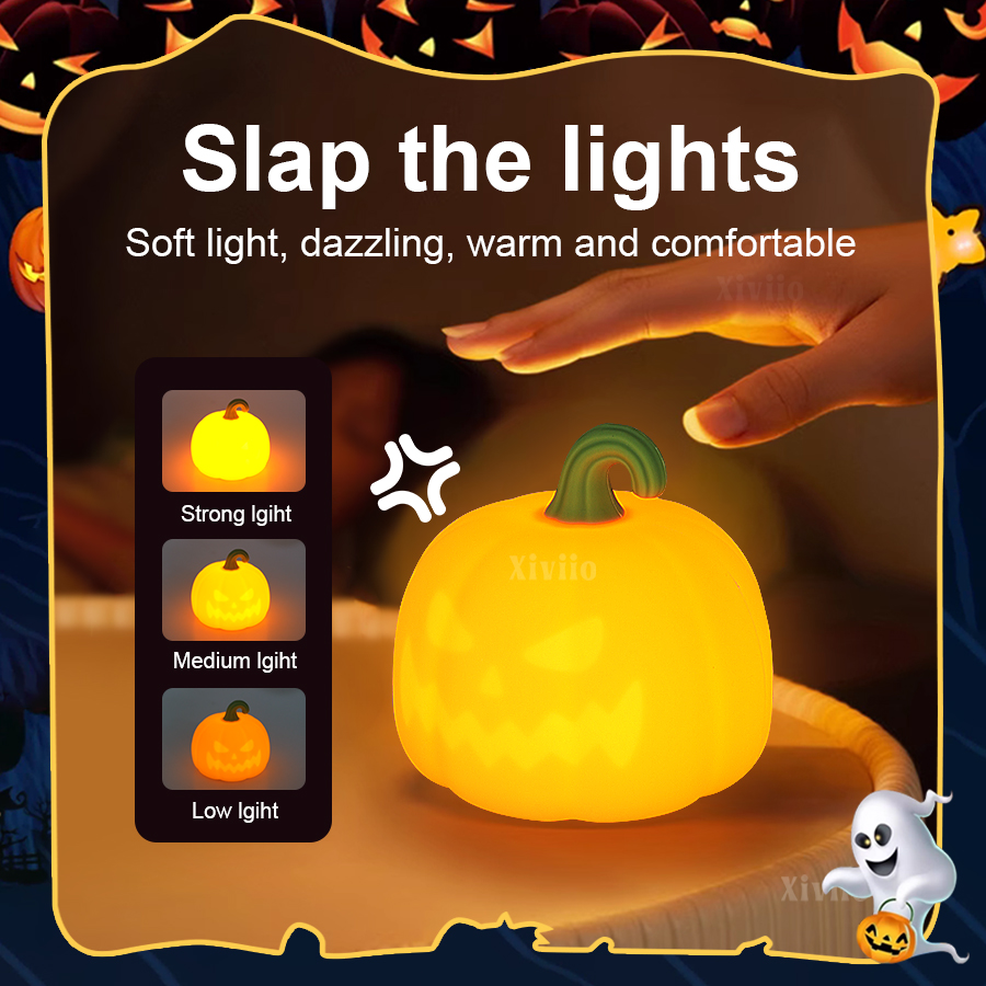 Halloween Pumpkin Lamp Super S - Lighting Decor For Bedroom recension och pris