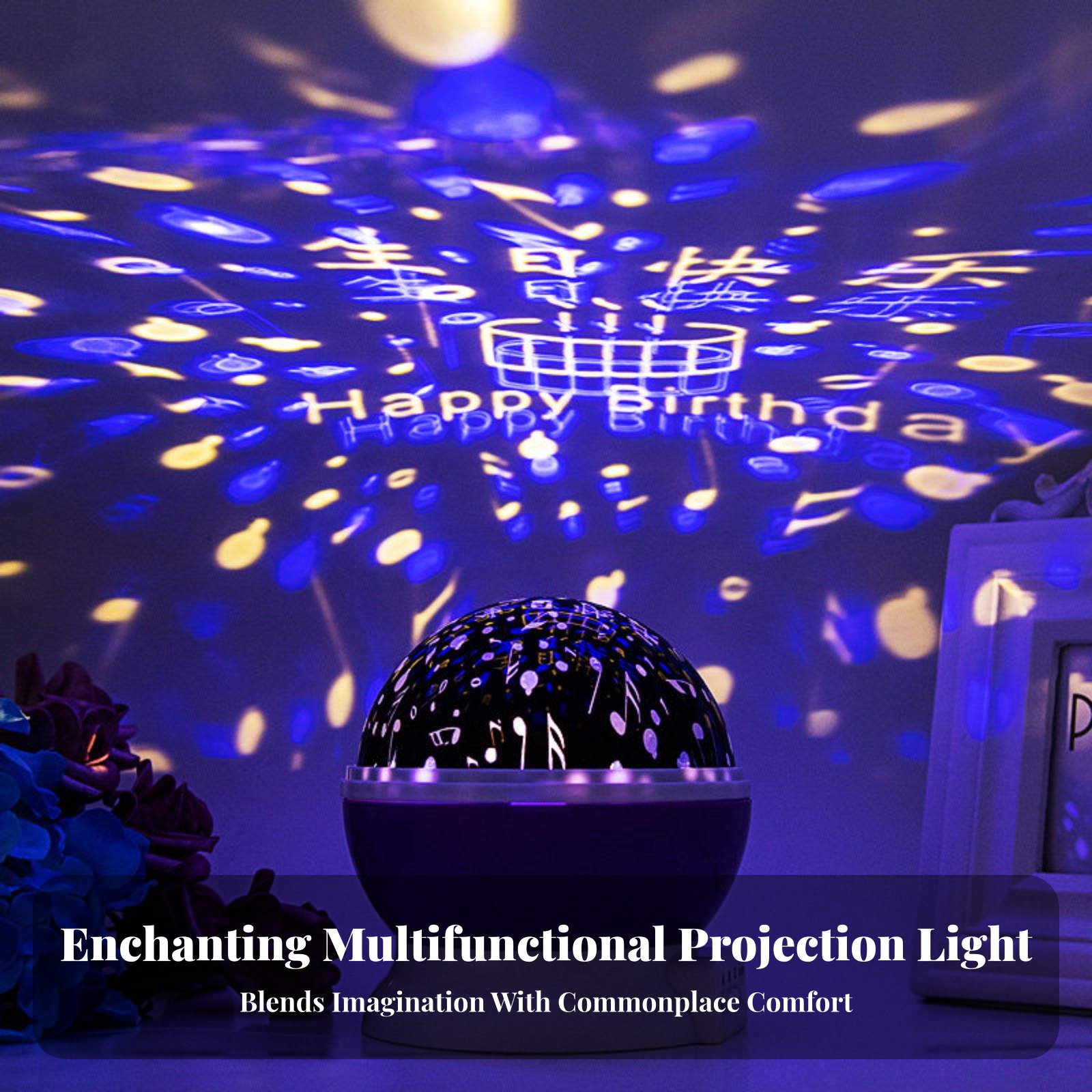 Galaxy Projection Device Celes - Lighting Decor For Bedroom recension och pris