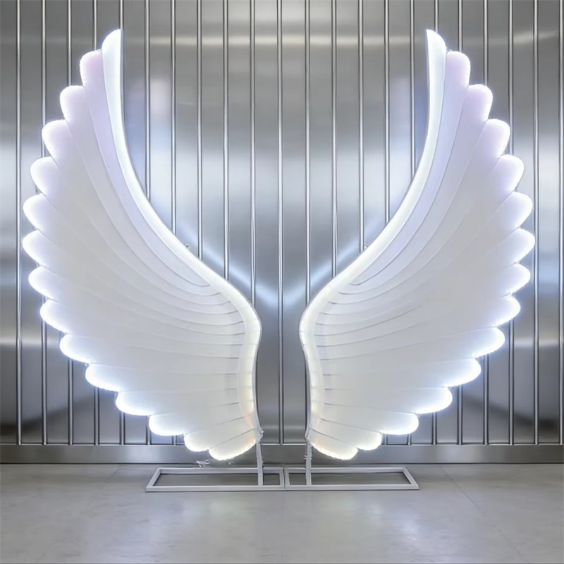 Glowing Angel Wings Light Prop - Lighting Decoration For Wedding recension och pris
