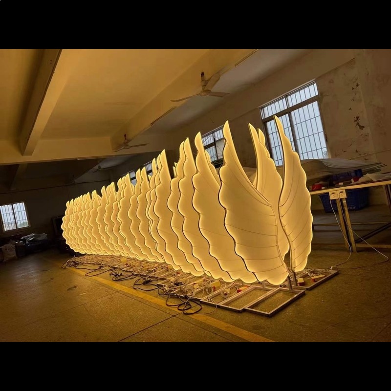 Glowing Angel Wings Light Prop - Lighting Decoration For Wedding recension och pris