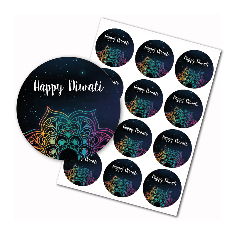 Happy Diwali stickers Indian F - Lighting Decoration For Diwali recension och pris