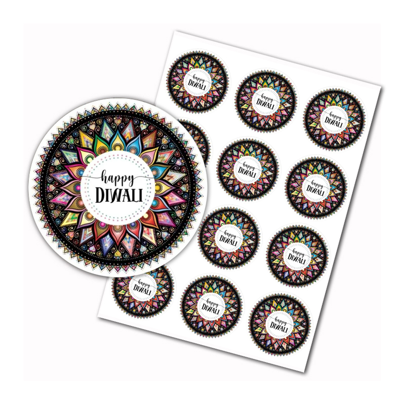 Happy Diwali stickers Indian F - Lighting Decoration For Diwali recension och pris