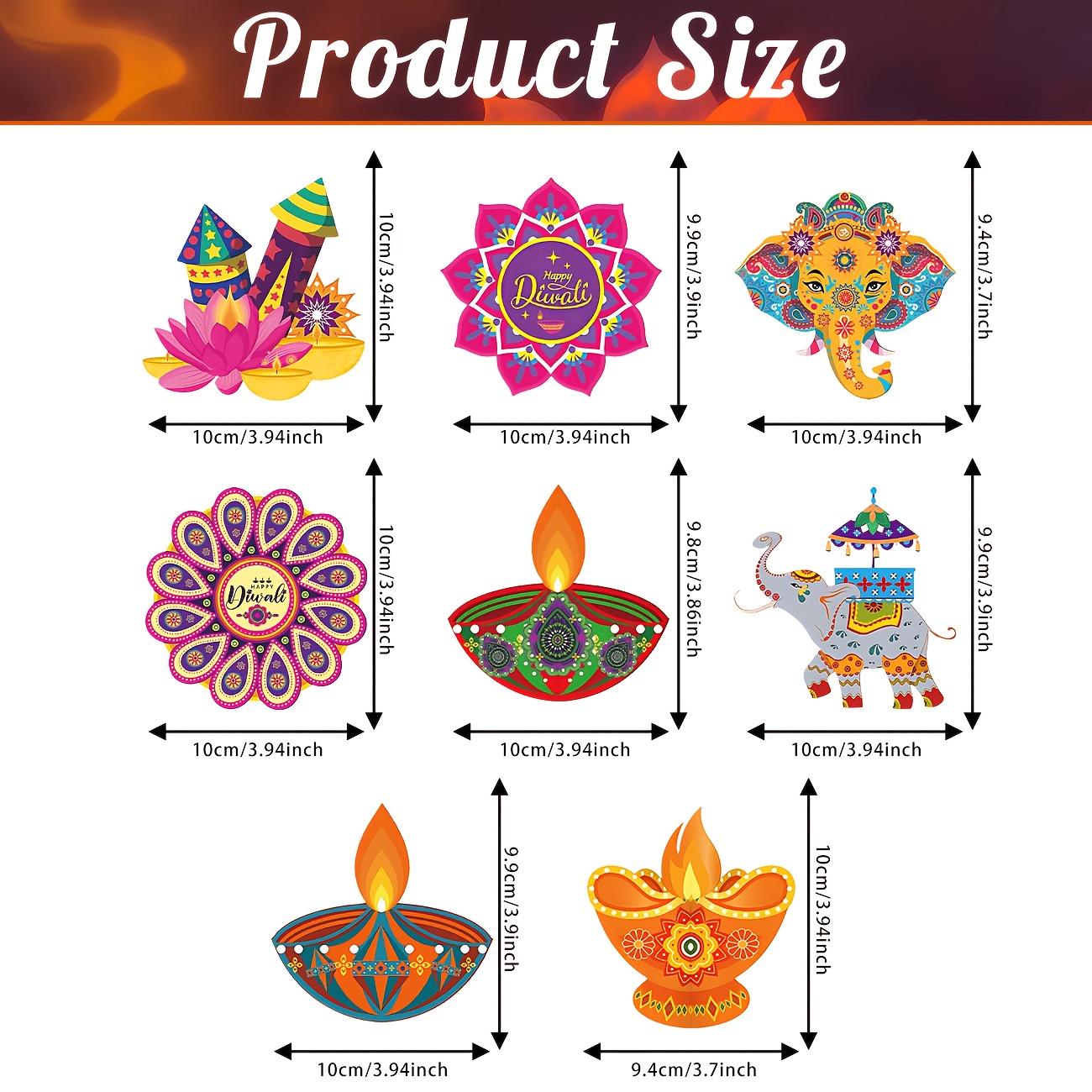 Happy Diwali Hanging Decoratio - Lighting Decoration For Diwali recension och pris