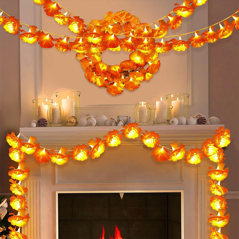 Mexican Marigold Artificial Fl - Lighting Decoration For Diwali recension och pris