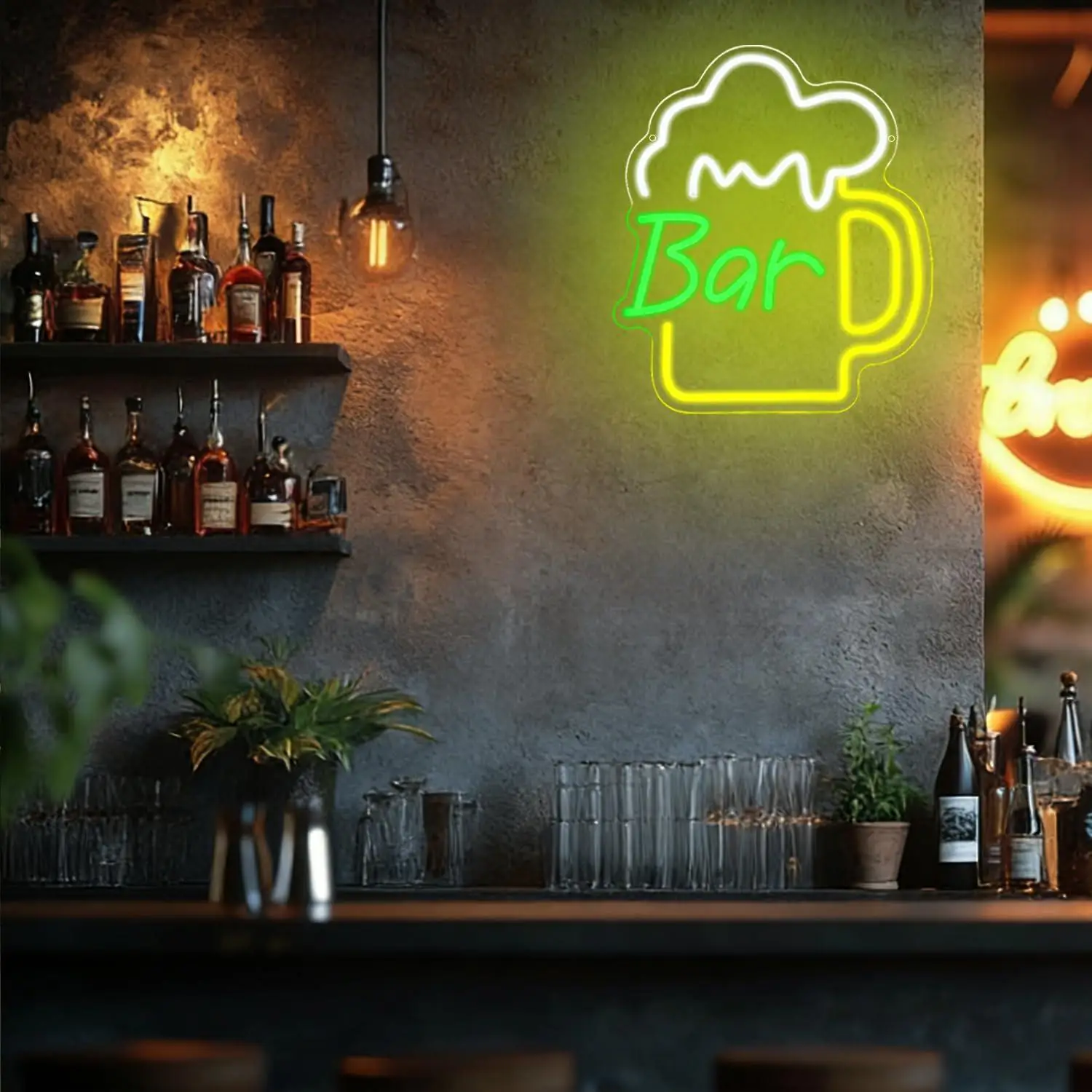 Beer Bar Neon Sign USB Dimmabl - Lighting Decor For Home recension och pris