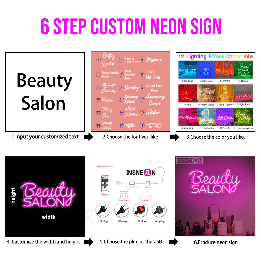 Custom Led Neon Signs LED Ligh - Lighting Decoration For Wedding recension och pris