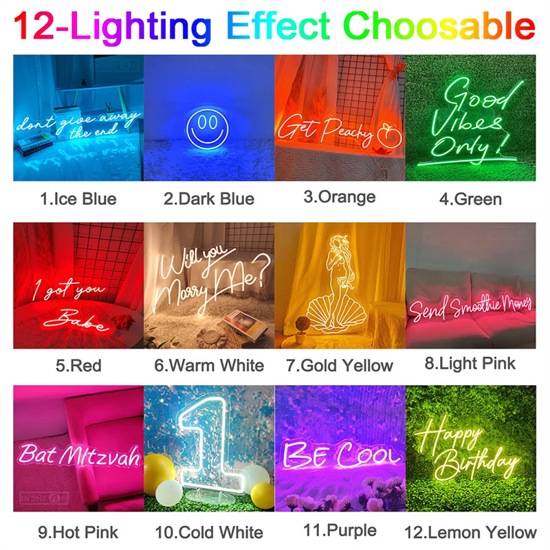 Custom Led Neon Signs LED Ligh - Lighting Decoration For Wedding recension och pris