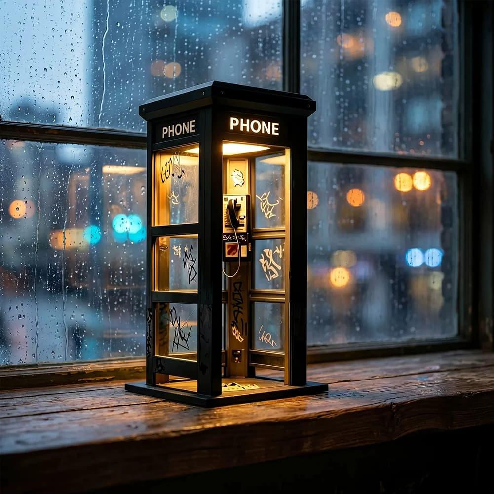 Vintage London Telephone Booth - Lighting Decor For Home recension och pris