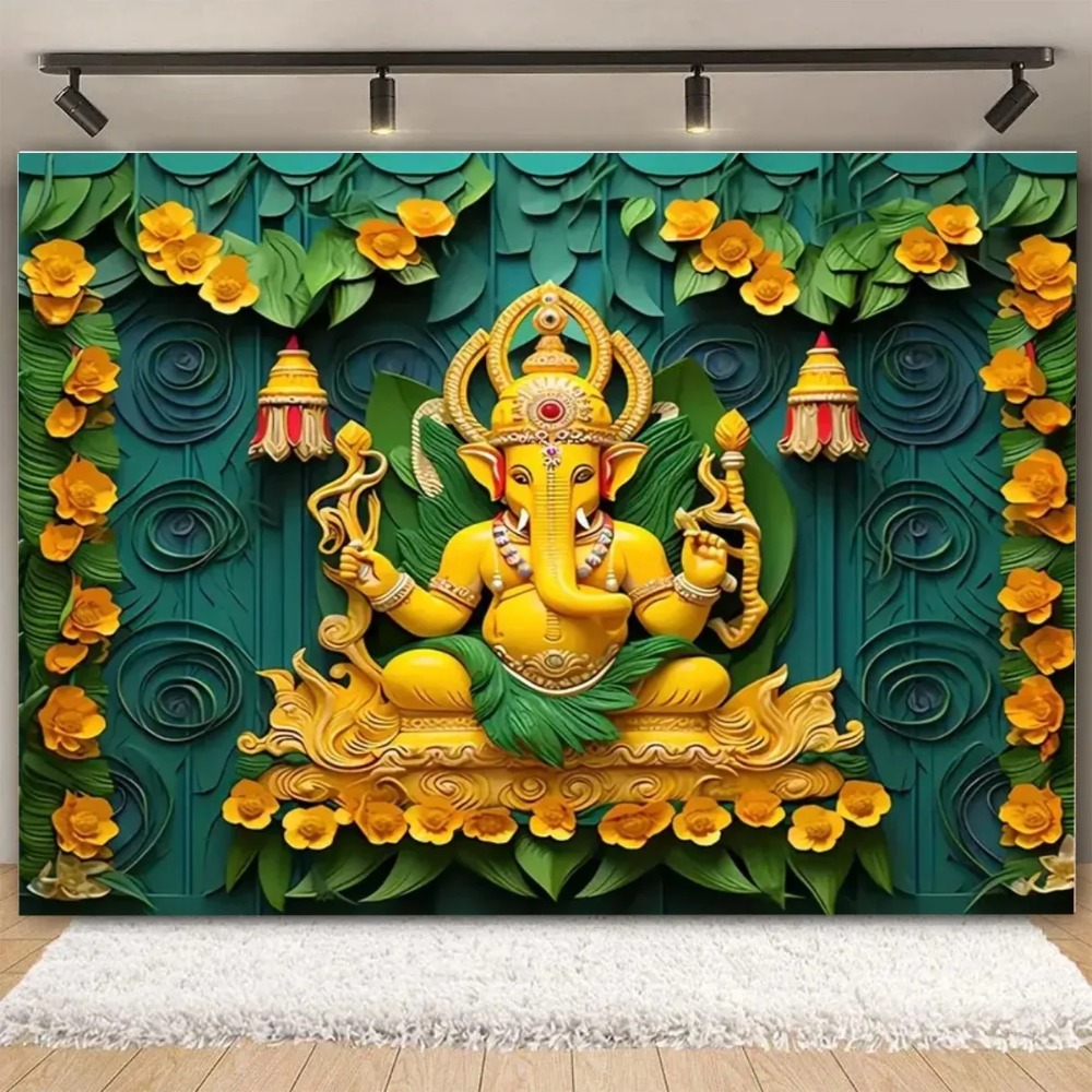Happy Diwali Festival Backdrop - Lighting Decoration For Diwali recension och pris